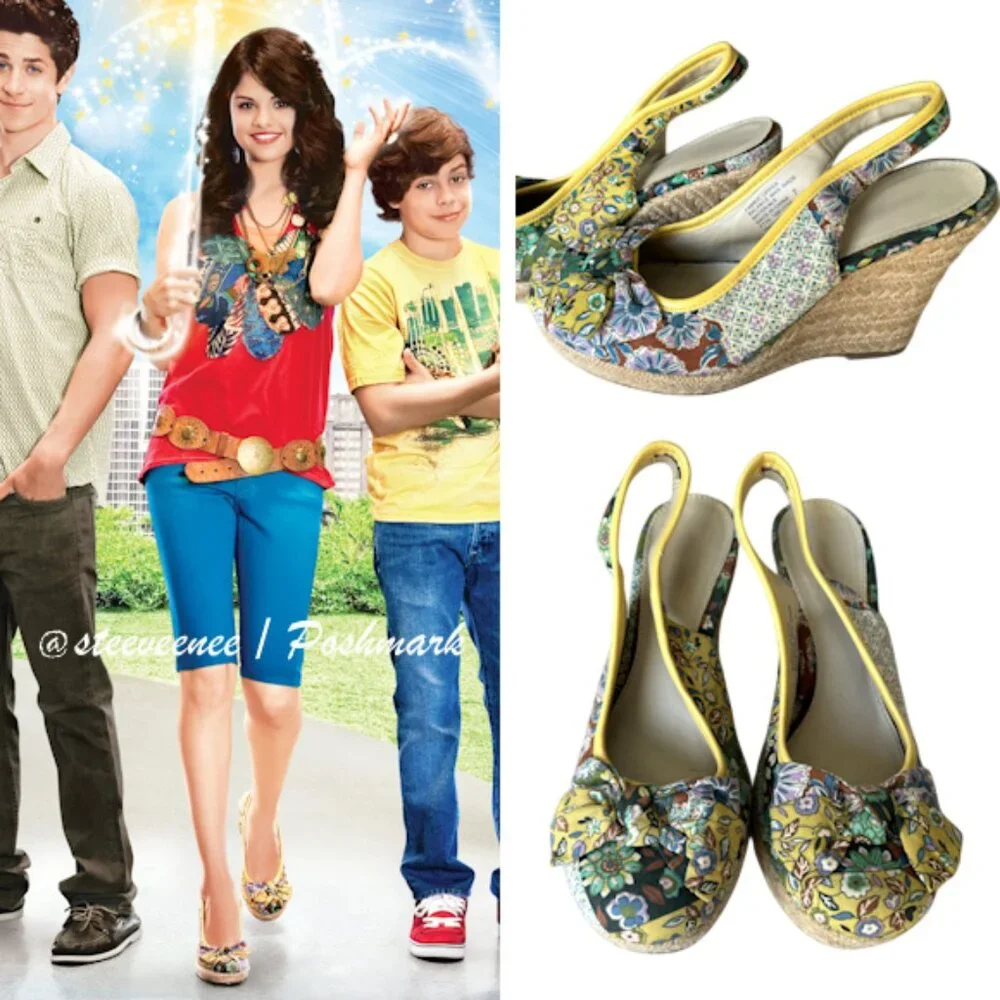 Patchwork Wedge Sandals ASO Alex Russo